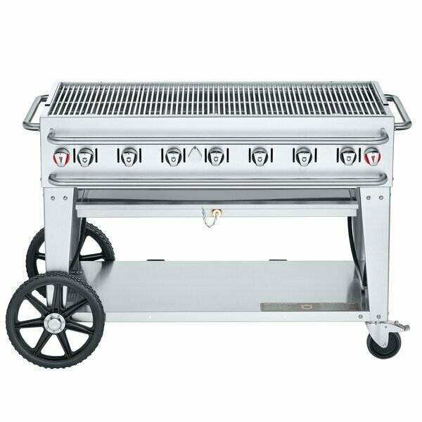 Crown Verity RCB-48-SI-LP 48in Outdoor Rental Grill with Single Gas Connection 255RCB48SI